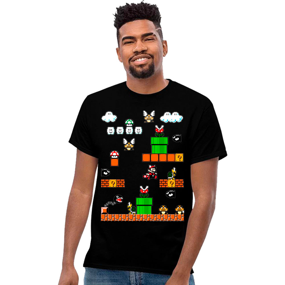 Playera Super Mario Videojuegos Playeras Beloma