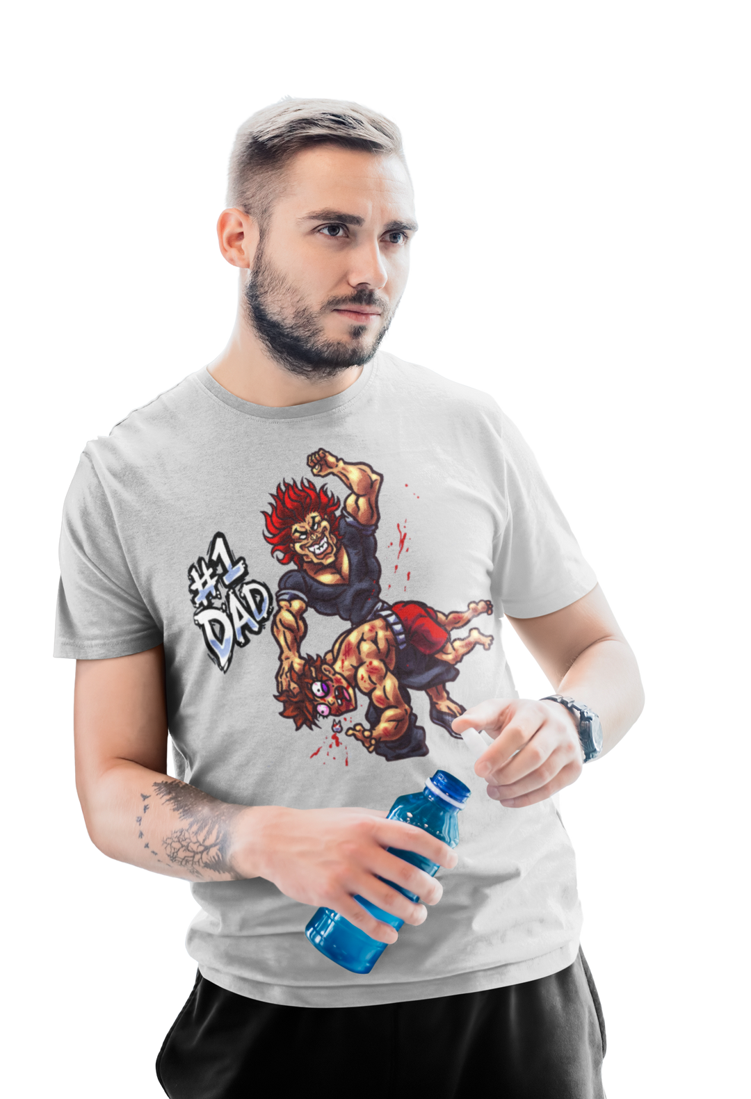 Playera Yujiro Hanma Baki Anime Algodon Caricatura Beloma