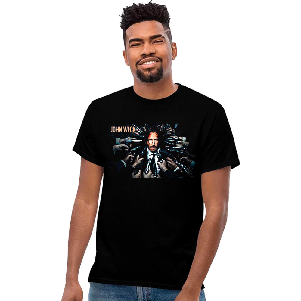 Playera John Wick Armas Películas Playeras Beloma