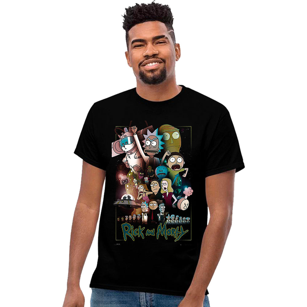 Playera Rick y Morty Caricaturas Playeras Beloma