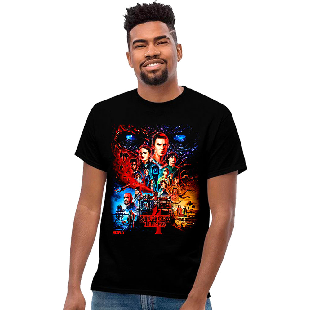 Playera Stranger Things Season 4 Series Playeras Beloma