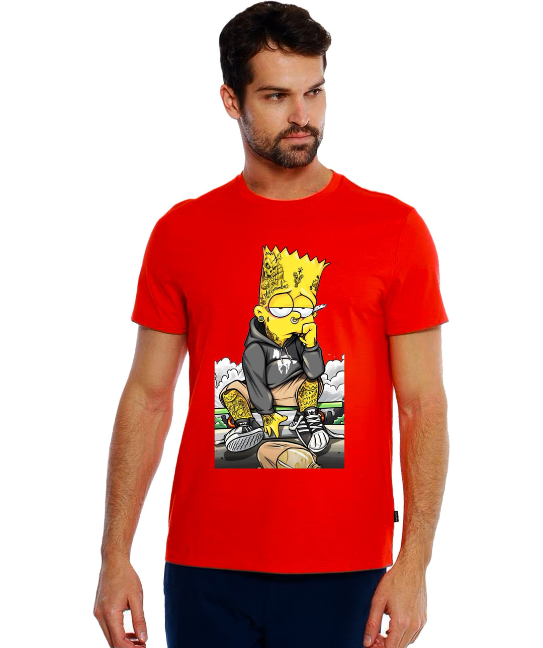 Playeras Los Simpson Bart Triste Caricaturas Playeras Beloma