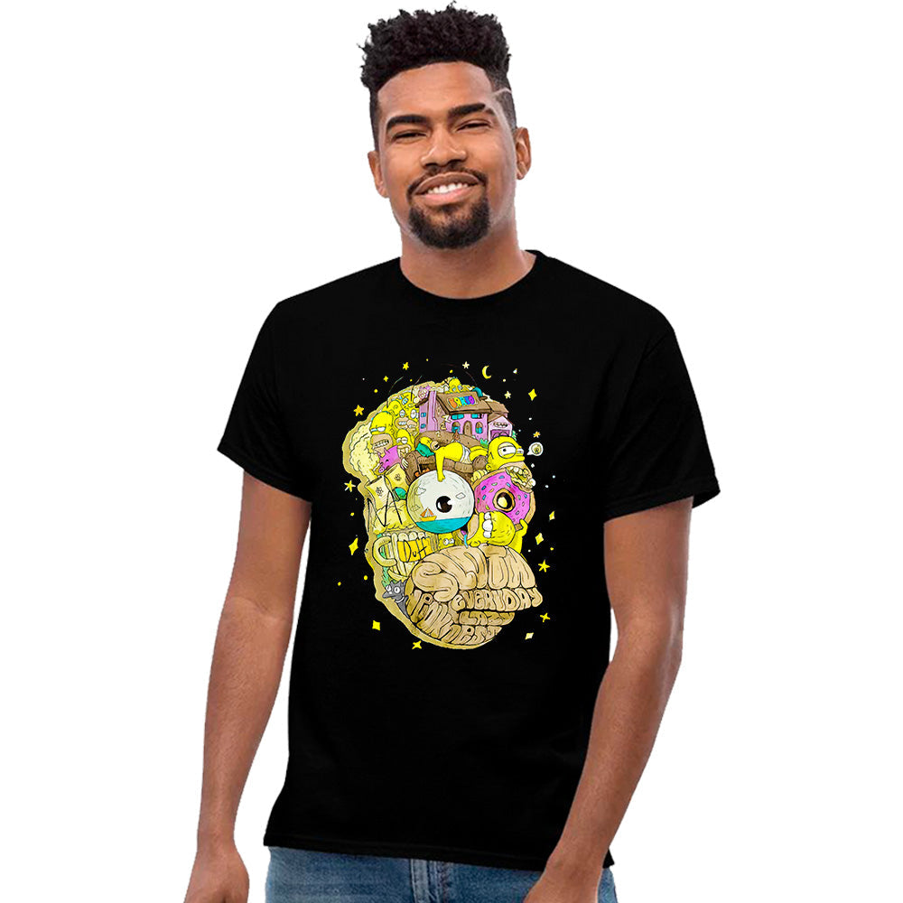 Playera Los Simpson Homero Caricaturas Playeras Beloma