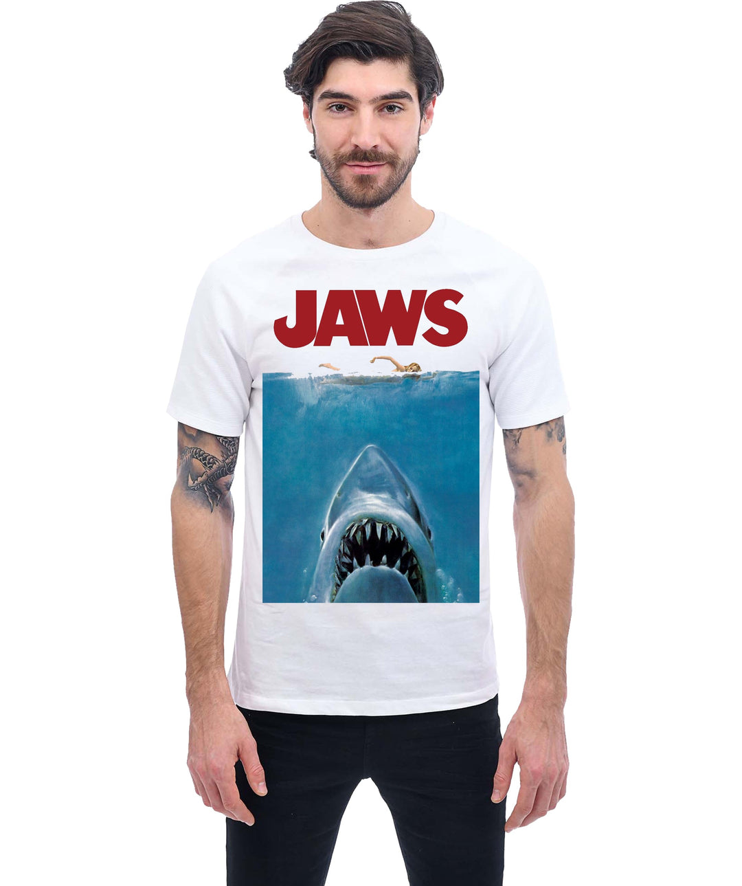 Playera Tiburón "Jaws" Poster Películas Terror Playeras Beloma