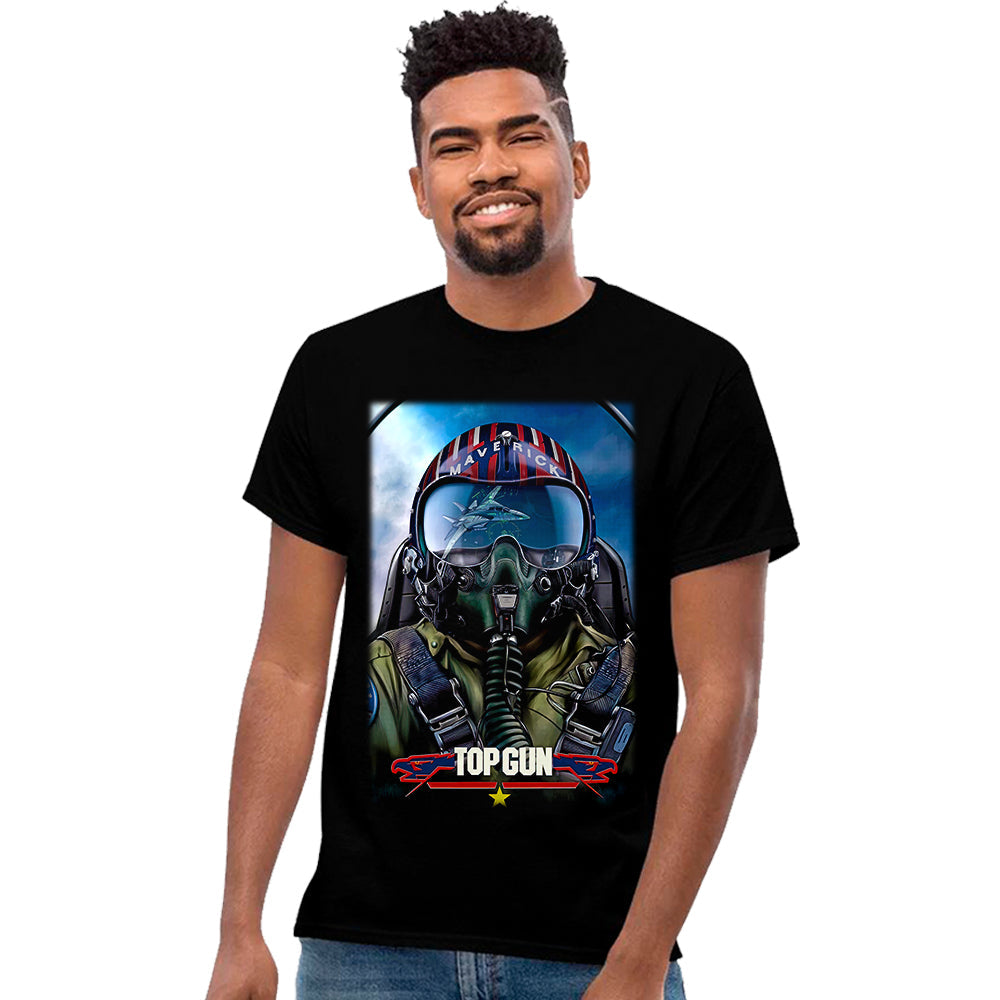 Playera Top Gun Poster Películas Playeras Beloma