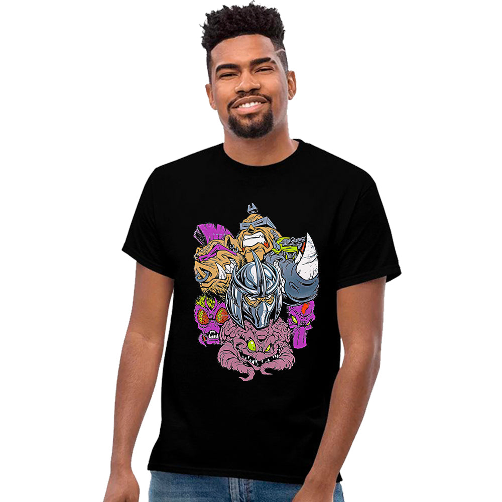 Playera Tortugas Ninjas Villanos Caricaturas Playeras Beloma