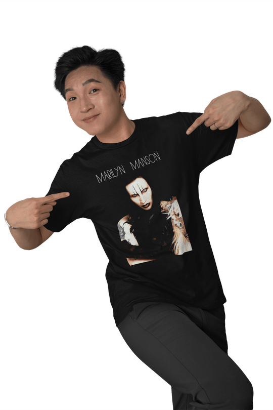 Playera Hombre Algodón Marilyn Manson Música Beloma