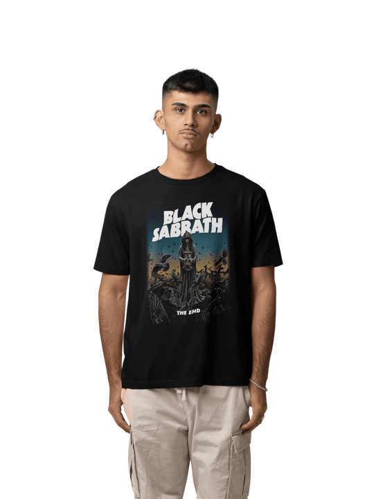 Playera Hombre Algodón Black Sabbath "The End" Música Beloma