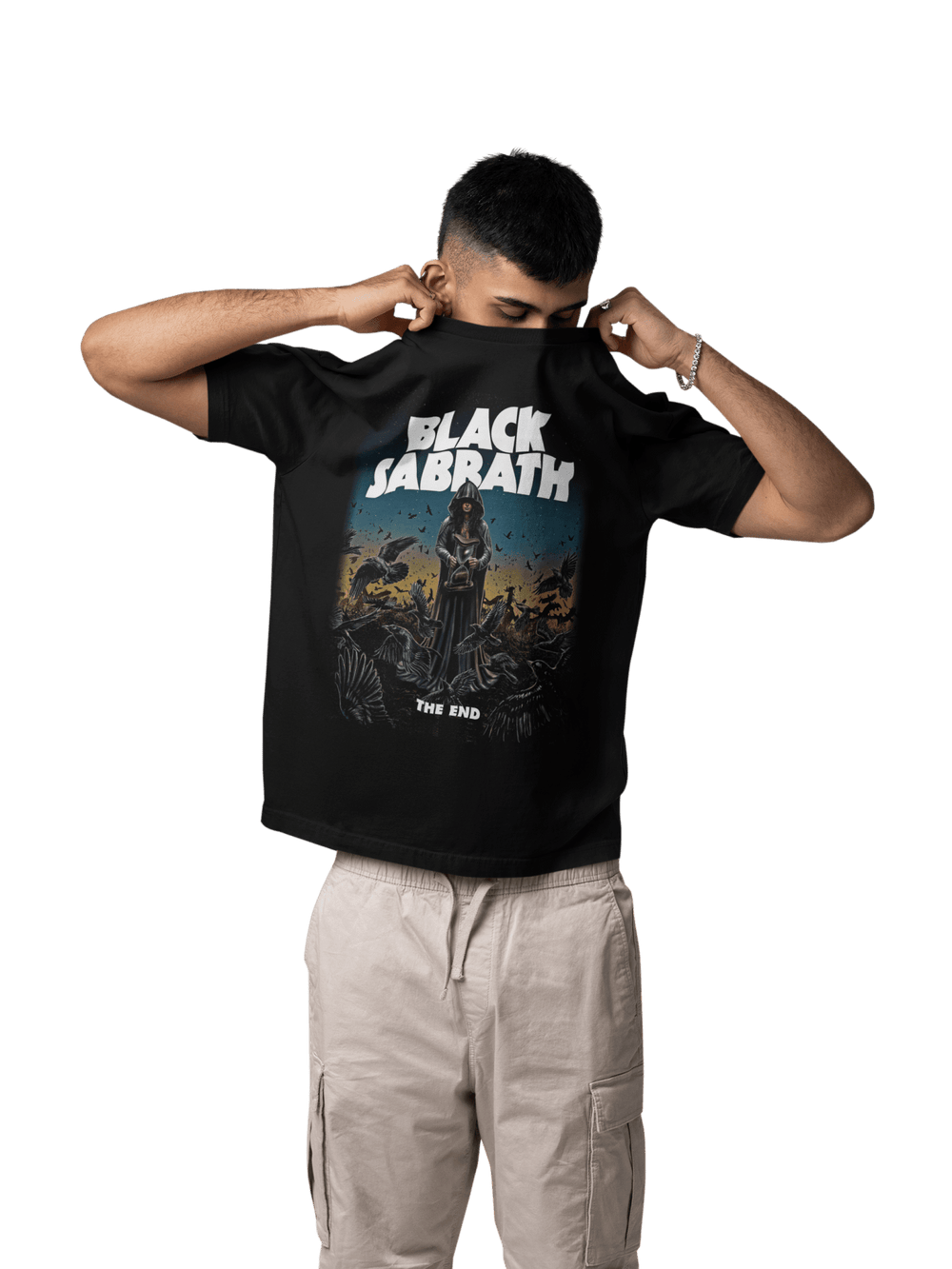 Playera Hombre Algodón Black Sabbath "The End" Música Beloma
