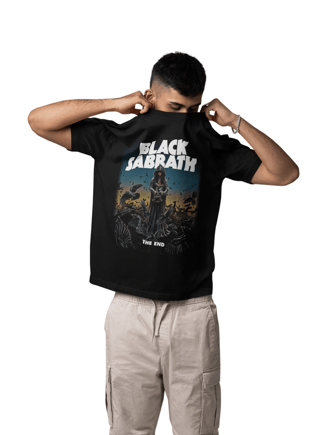 Playera Hombre Algodón Black Sabbath "The End" Música Beloma