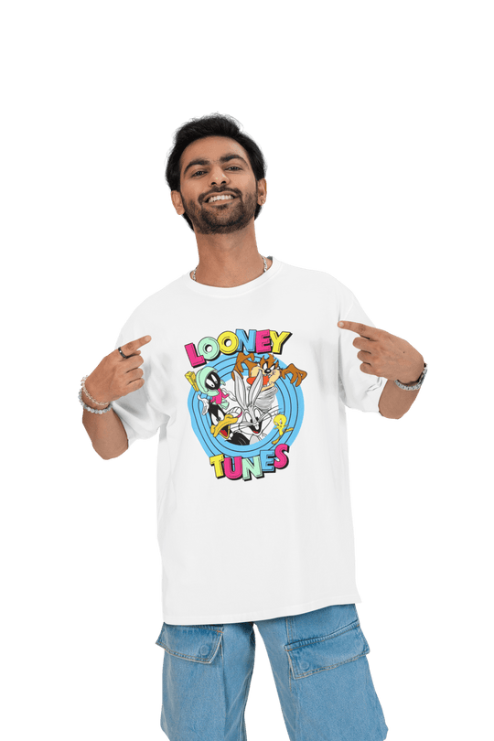 Playera Hombre Algodón Looney Toones Caricaturas Beloma