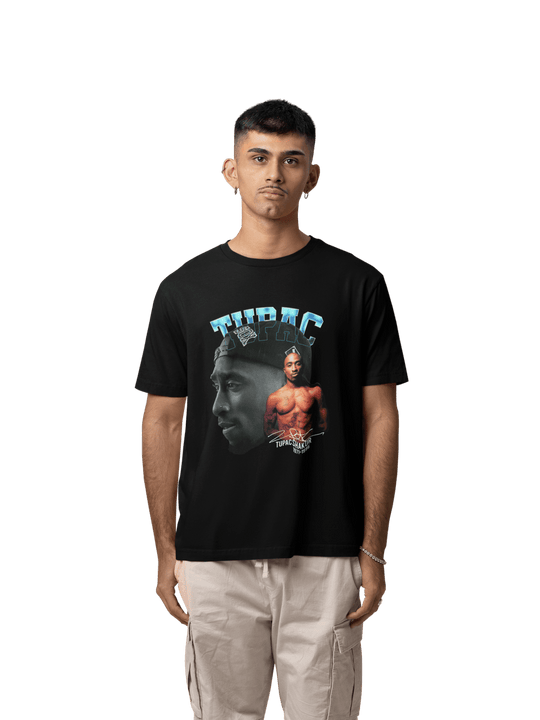 Playera Hombre Algodón 2Pac Rapero Shakur Música Beloma