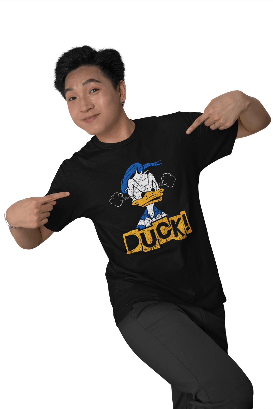 Playera Hombre Algodón Pato Donald Caricaturas Beloma