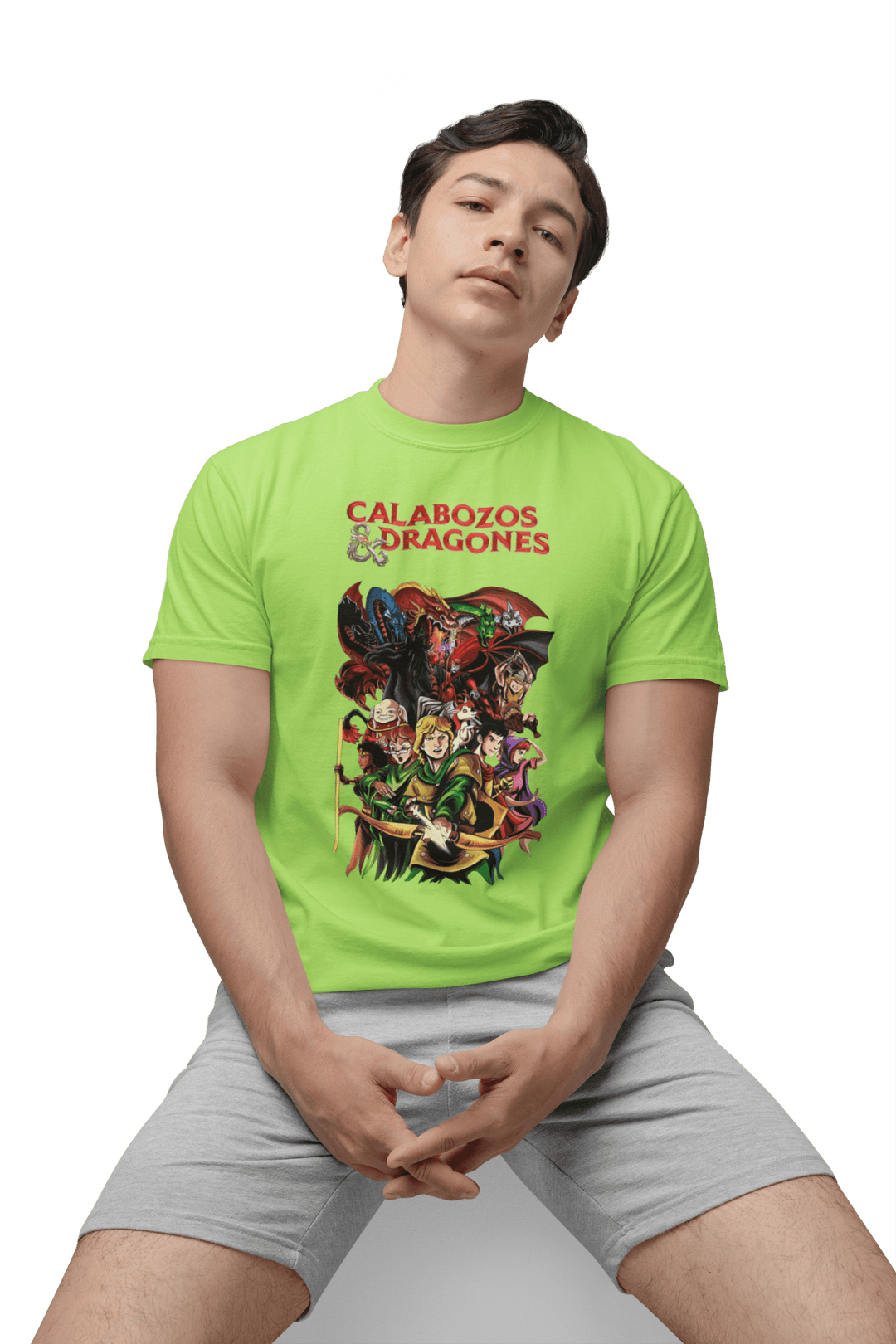 Playera Hombre Algodón Calabozos & Dragones Series y Juegos Beloma