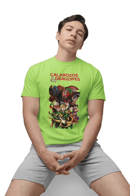 Playera Hombre Algodón Calabozos & Dragones Series y Juegos Beloma