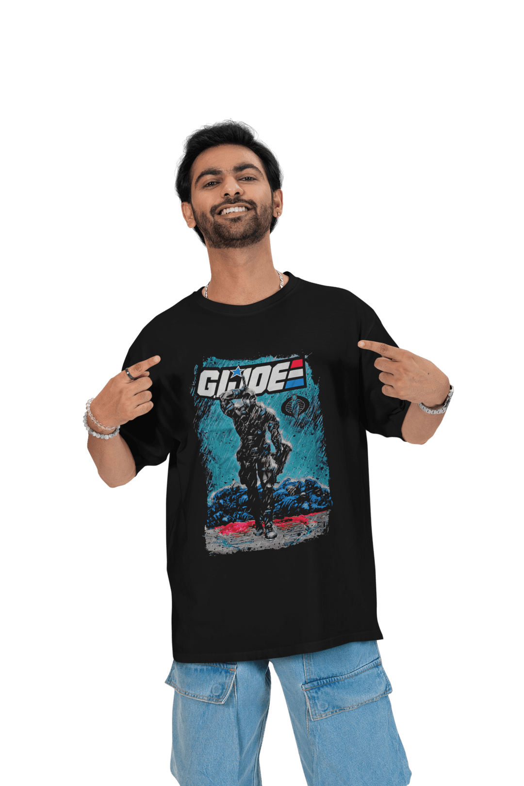 Playera Hombre Algodón GI Joe Caricatura Películas Beloma