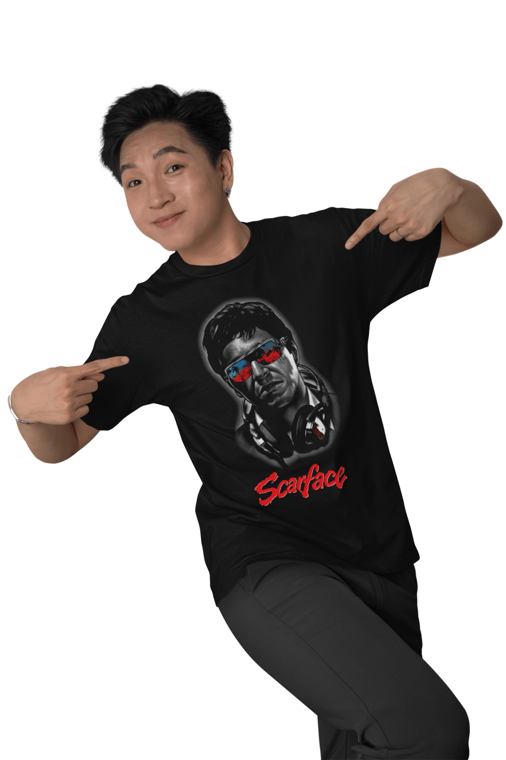 Playera Hombre Algodón Scarface Películas Beloma