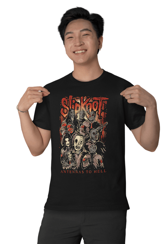 Playera Hombre Algodón Slipknot Música Beloma