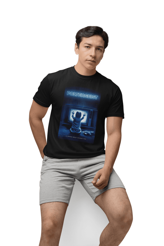 Playera Hombre Algodón Poltergeist Películas Terror Beloma