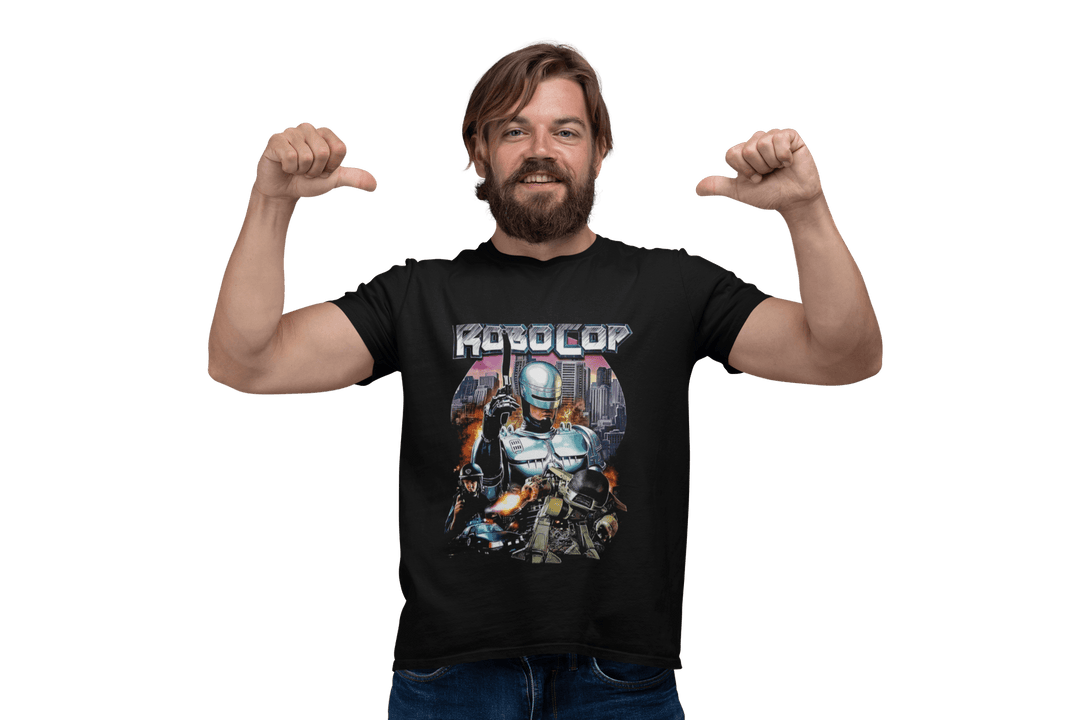Playera Hombre Algodón Robocop Películas Beloma