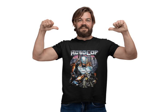 Playera Hombre Algodón Robocop Películas Beloma