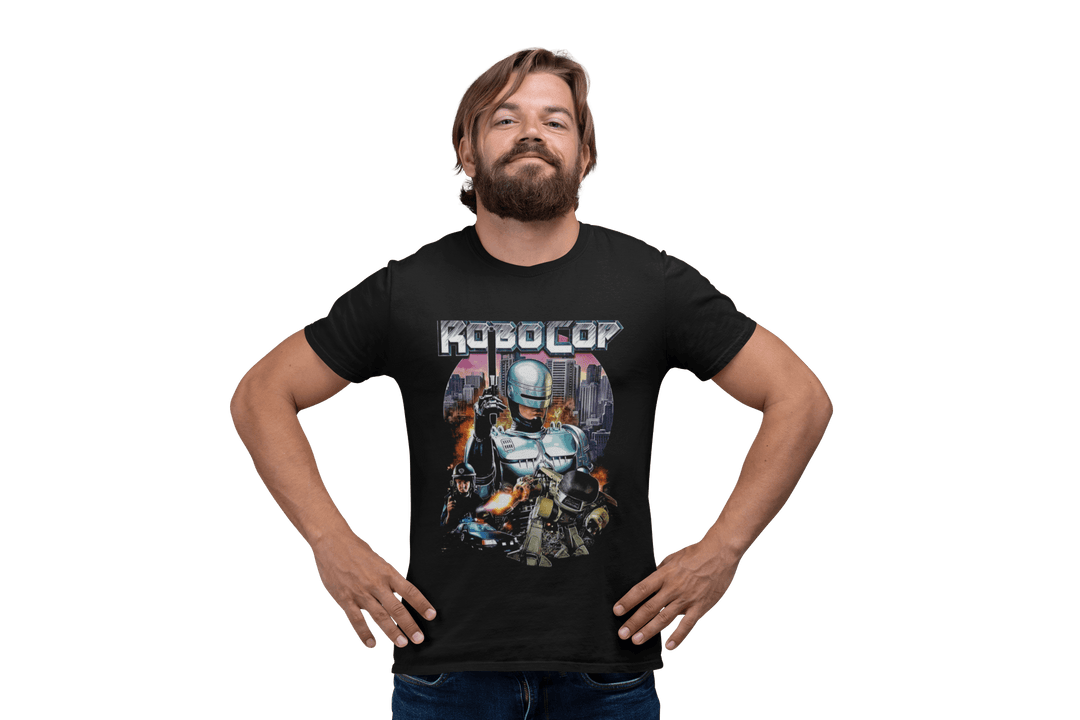 Playera Hombre Algodón Robocop Películas Beloma