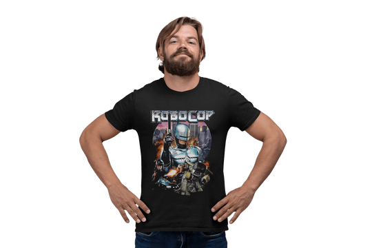 Playera Hombre Algodón Robocop Películas Beloma