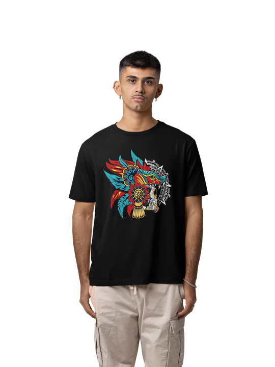 Playera Hombre Algodón México Guerrero Quetzalcoatl Beloma