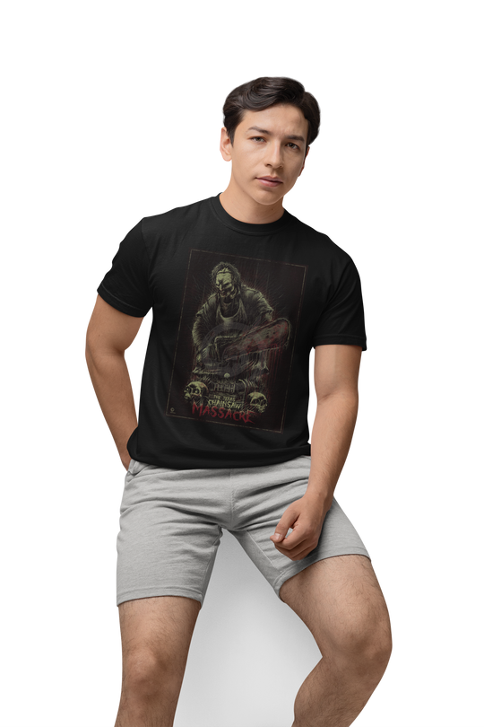 Playera Hombre Algodón Masacre De Texas Chainsaw Películas Terror Beloma