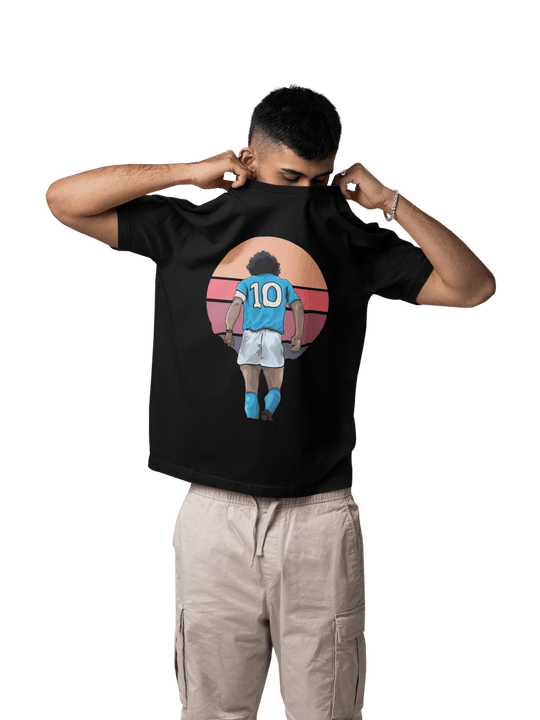 Playera Futból Hombre Algodón Maradona 10 Argentina Beloma