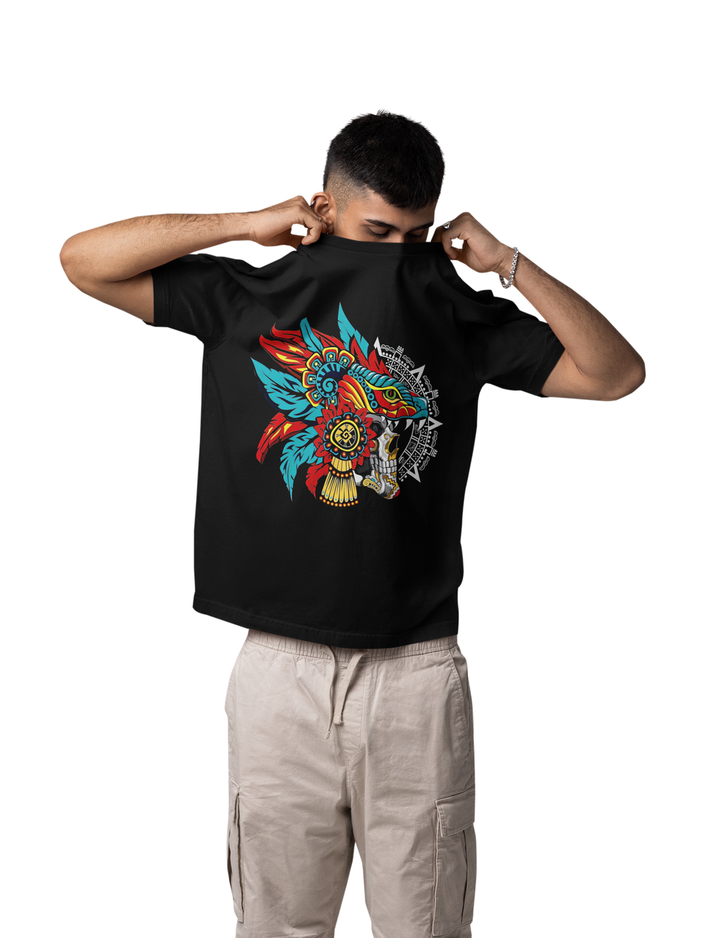 Playera Hombre Algodón México Guerrero Quetzalcoatl Beloma