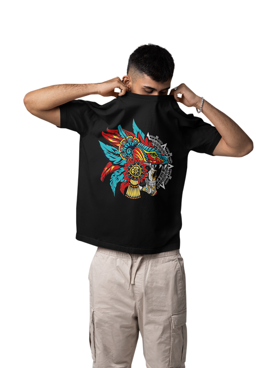 Playera Hombre Algodón México Guerrero Quetzalcoatl Beloma