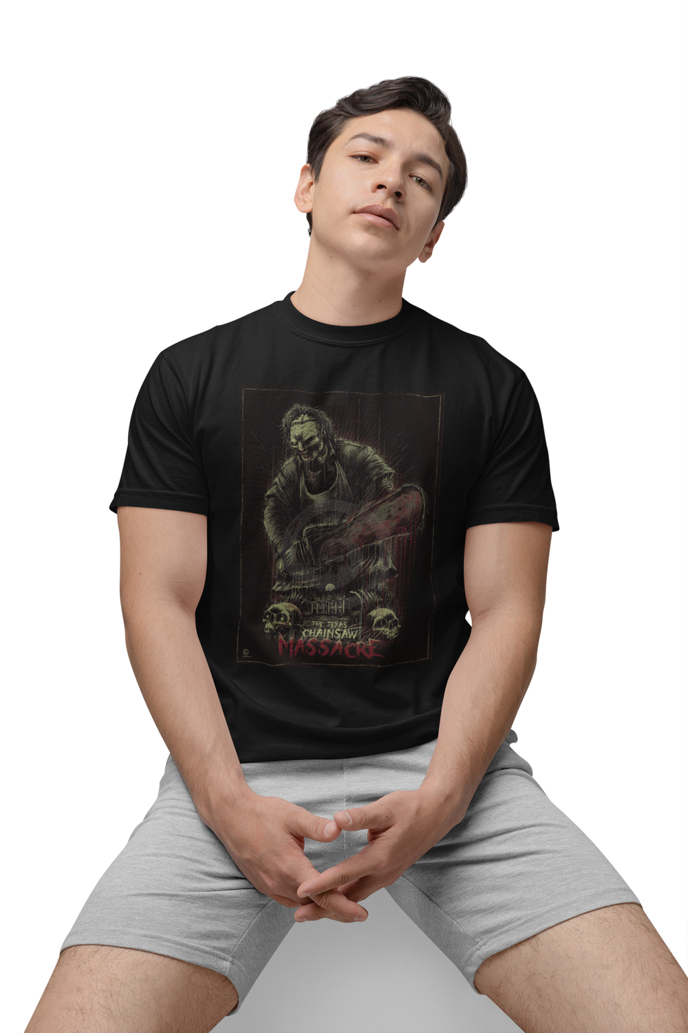 Playera Hombre Algodón Masacre De Texas Chainsaw Películas Terror Beloma