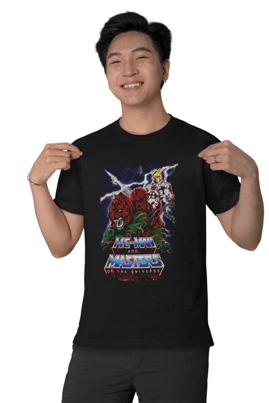 Playera Hombre Algodón Masters of The Universe Caricaturas Beloma