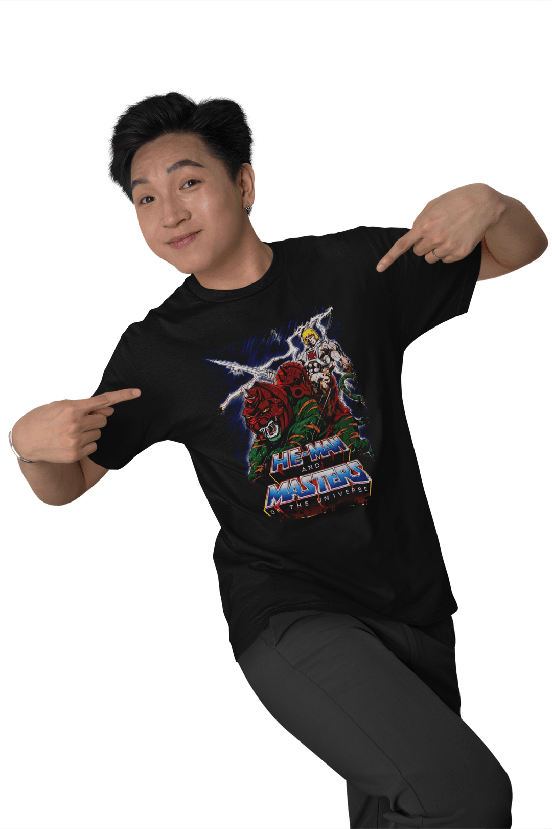 Playera Hombre Algodón Masters of The Universe Caricaturas Beloma