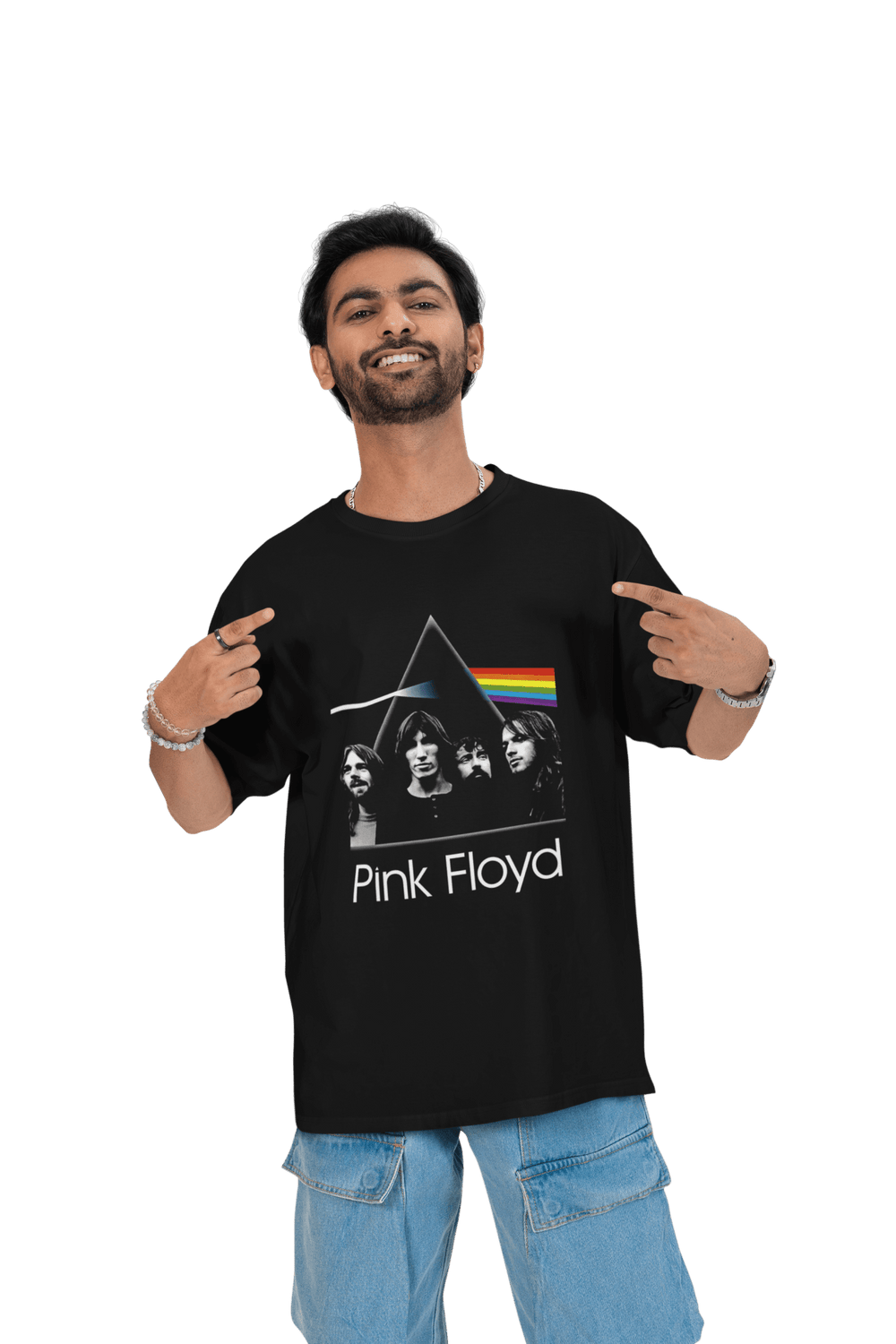 Playera Hombre Algodón Pink Floyd Música Beloma