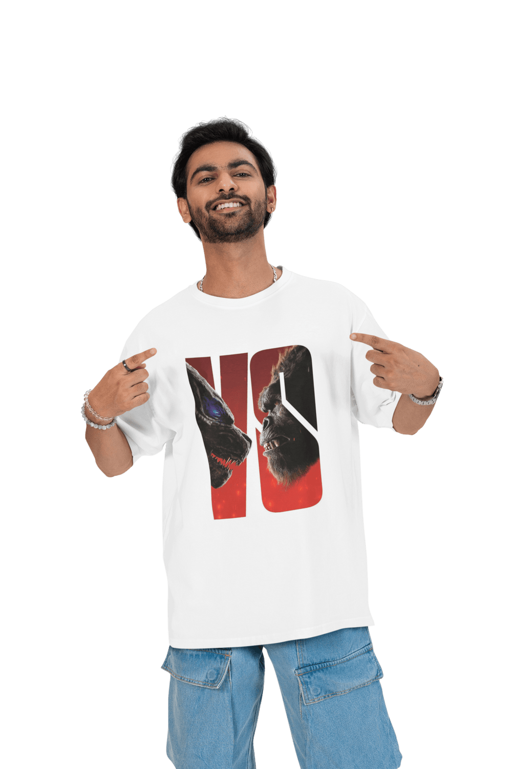 Playera Hombre Algodón King Kong VS Godzilla Películas Beloma