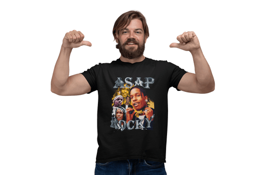 Playera Hombre Algodón ASAP Rocky Rapero Música Beloma