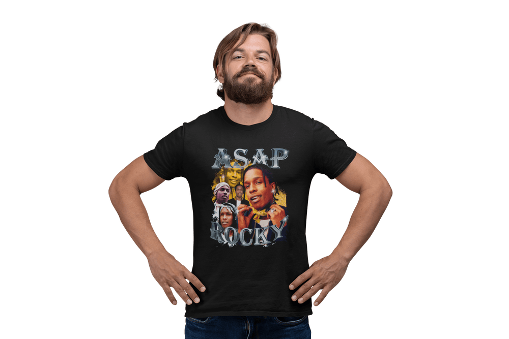 Playera Hombre Algodón ASAP Rocky Rapero Música Beloma
