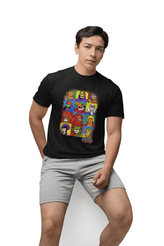 Playera Hombre Algodón Amos Del Universo Personajes Caricaturas Beloma
