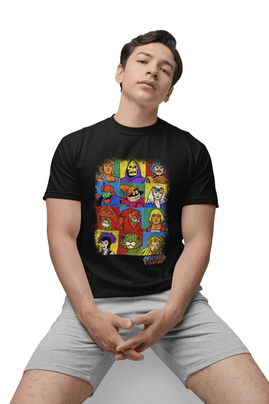 Playera Hombre Algodón Amos Del Universo Personajes Caricaturas Beloma