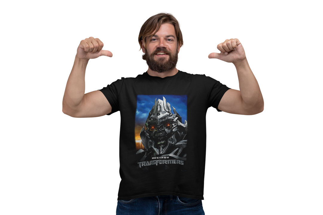 Playera Hombre Algodón Transformers Ultrón Películas Beloma