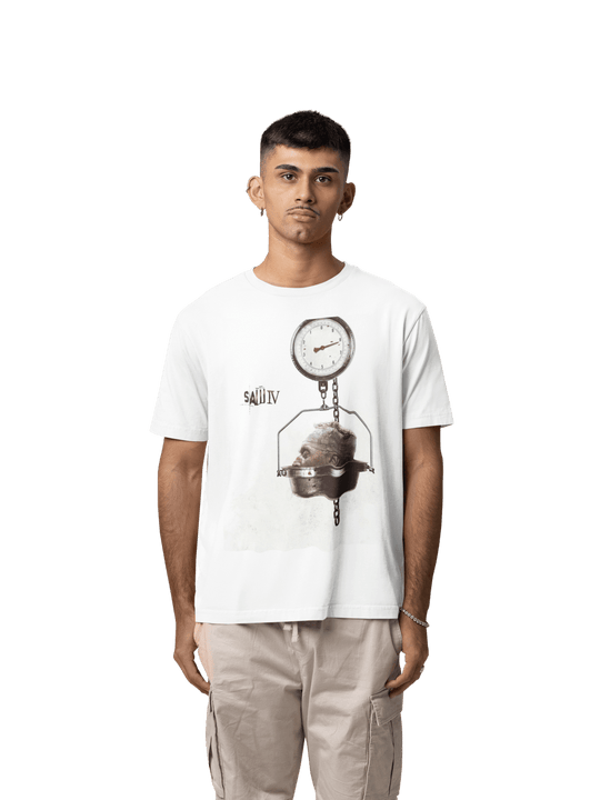 Playera Hombre Algodón Saw IV Películas Terror Beloma
