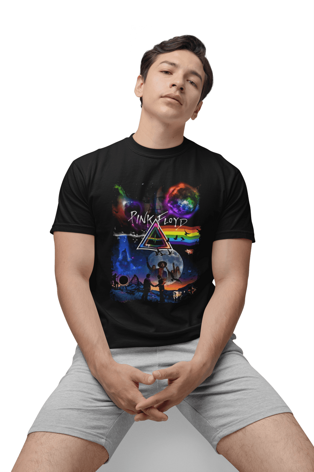 Playera Hombre Algodón Pink Floyd Música Beloma