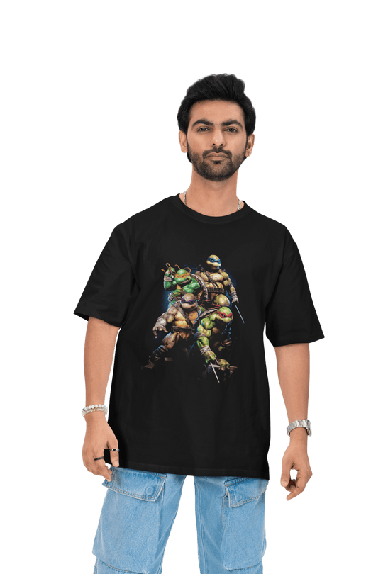 Playera Hombre Algodón Tortugas Ninja Caricaturas Beloma