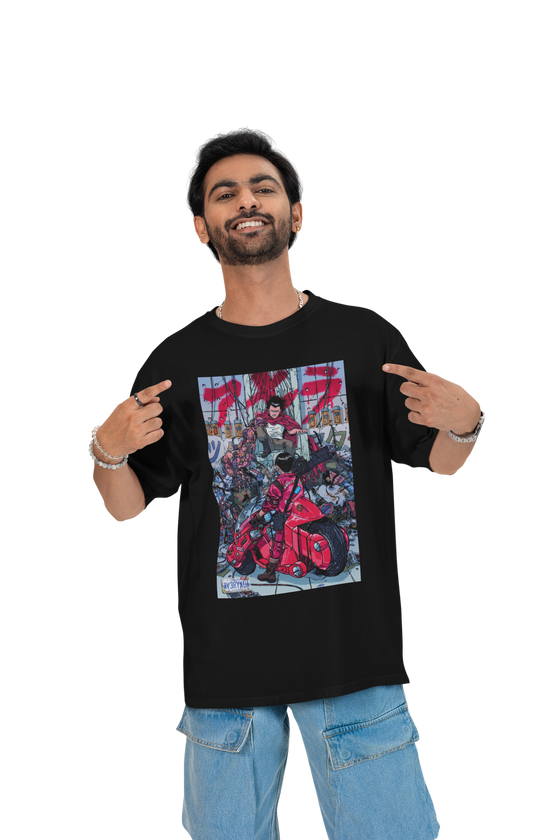 Playera Anime Hombre Algodon Akira Beloma