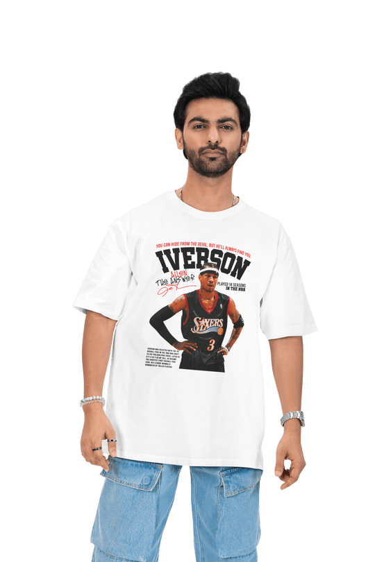 Playera Basquetbol Hombre Algodón Allen Iverson Beloma