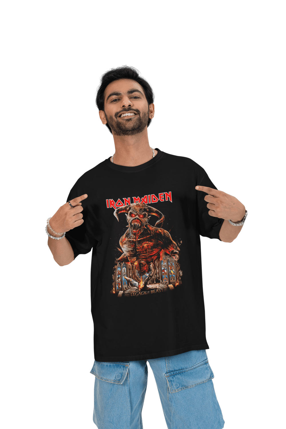 Playera Hombre Algodón Iron Maiden - Legacy Rock Música Beloma