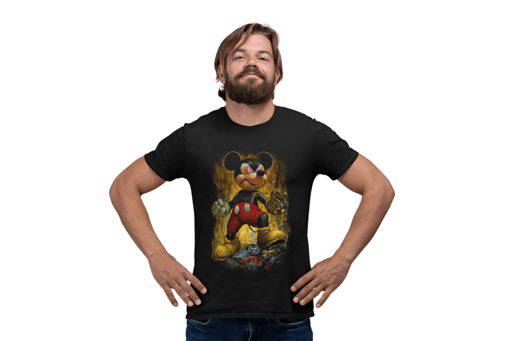 Playera Hombre Algodón Mickey Mouse Caricaturas Beloma