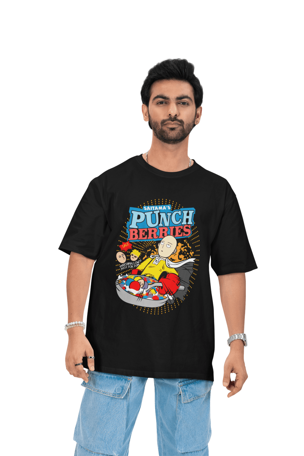 Playera Anime Hombre One Punch Man Saitama Heroe Beloma